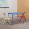 Emma and Oliver Kids 3 Piece Folding Table and Chair Set - Kids Activity Table Set